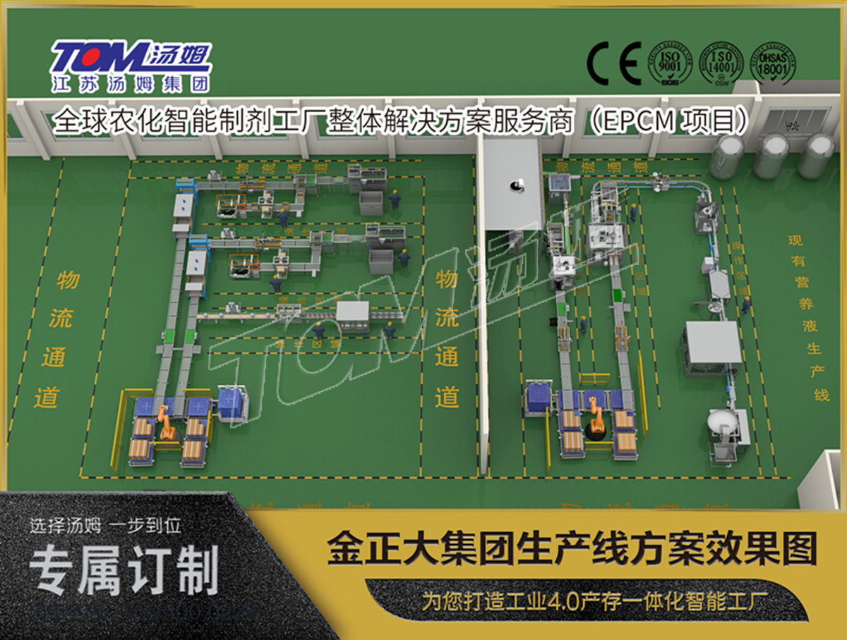 金正大集團生產線方案效果圖